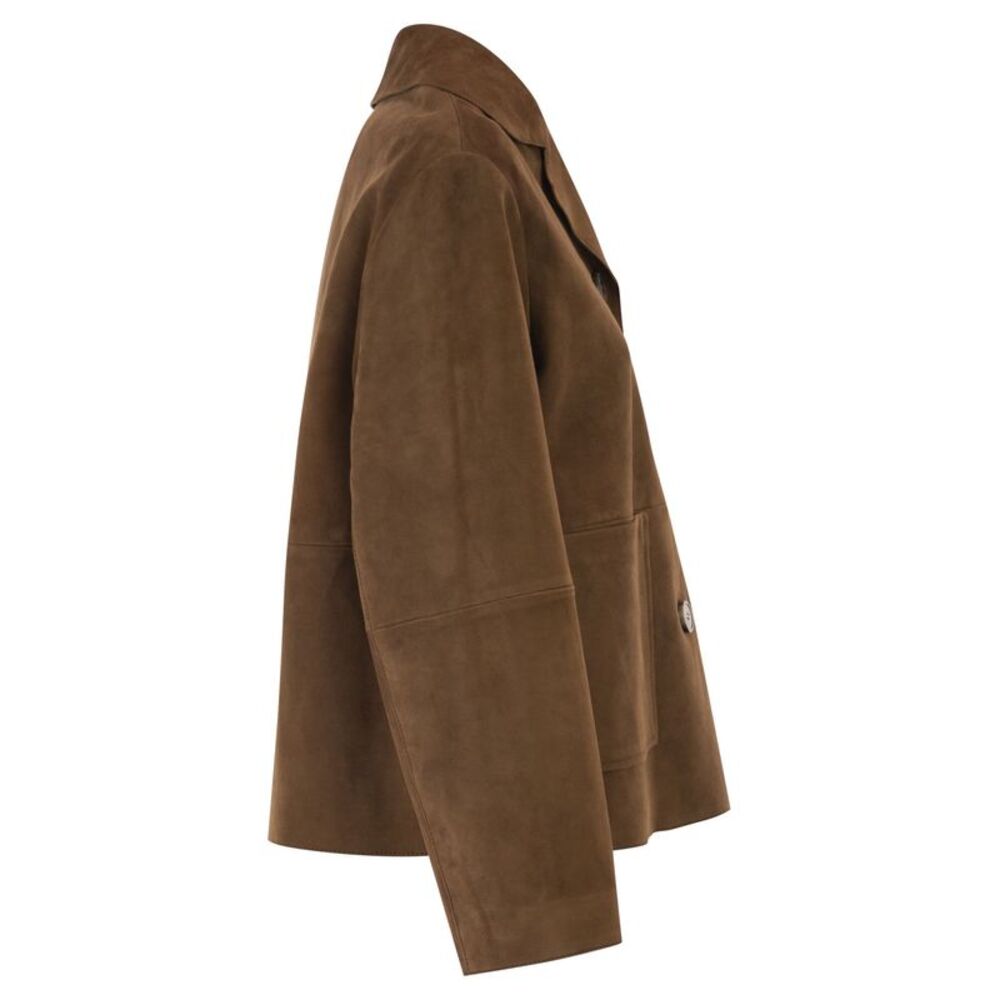 Weekend Maxmara Women Wkdpalchi - Suede Crop Jacket - Picture 3 of 4